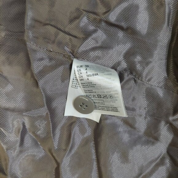 💥SHOWSTOPPER!💥Vegan Persian Curly Lamb Fur Longline Coat in Gray - Picture 14 of 15